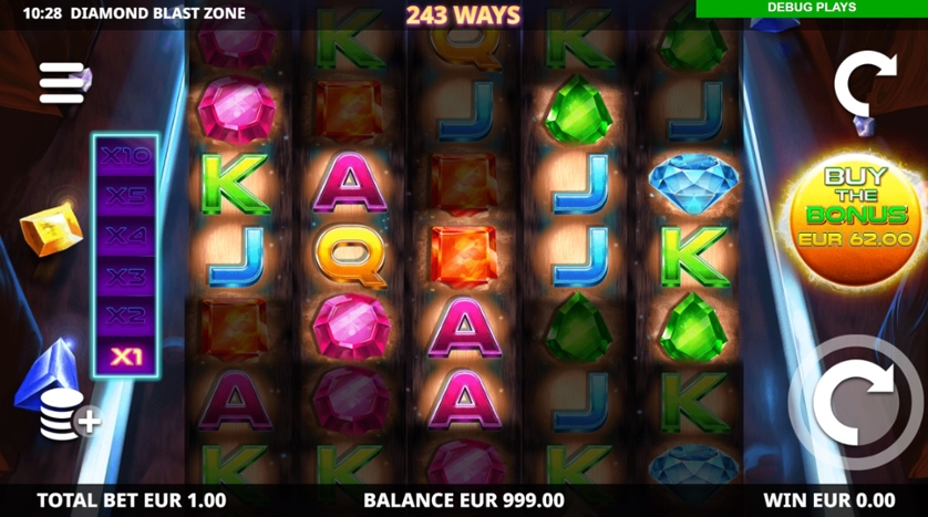 Блистательные онлайн автоматы «Diamond Blast Zone» на зеркале SOL Casino